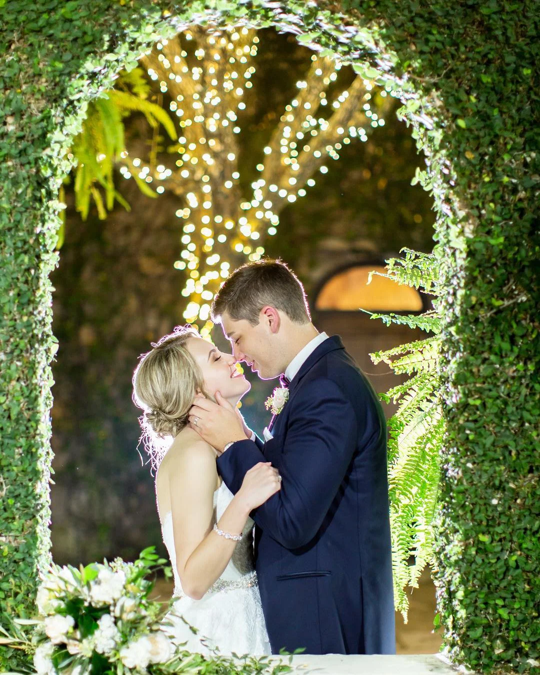 Architecture and lighitng highlight this Wedding Event.