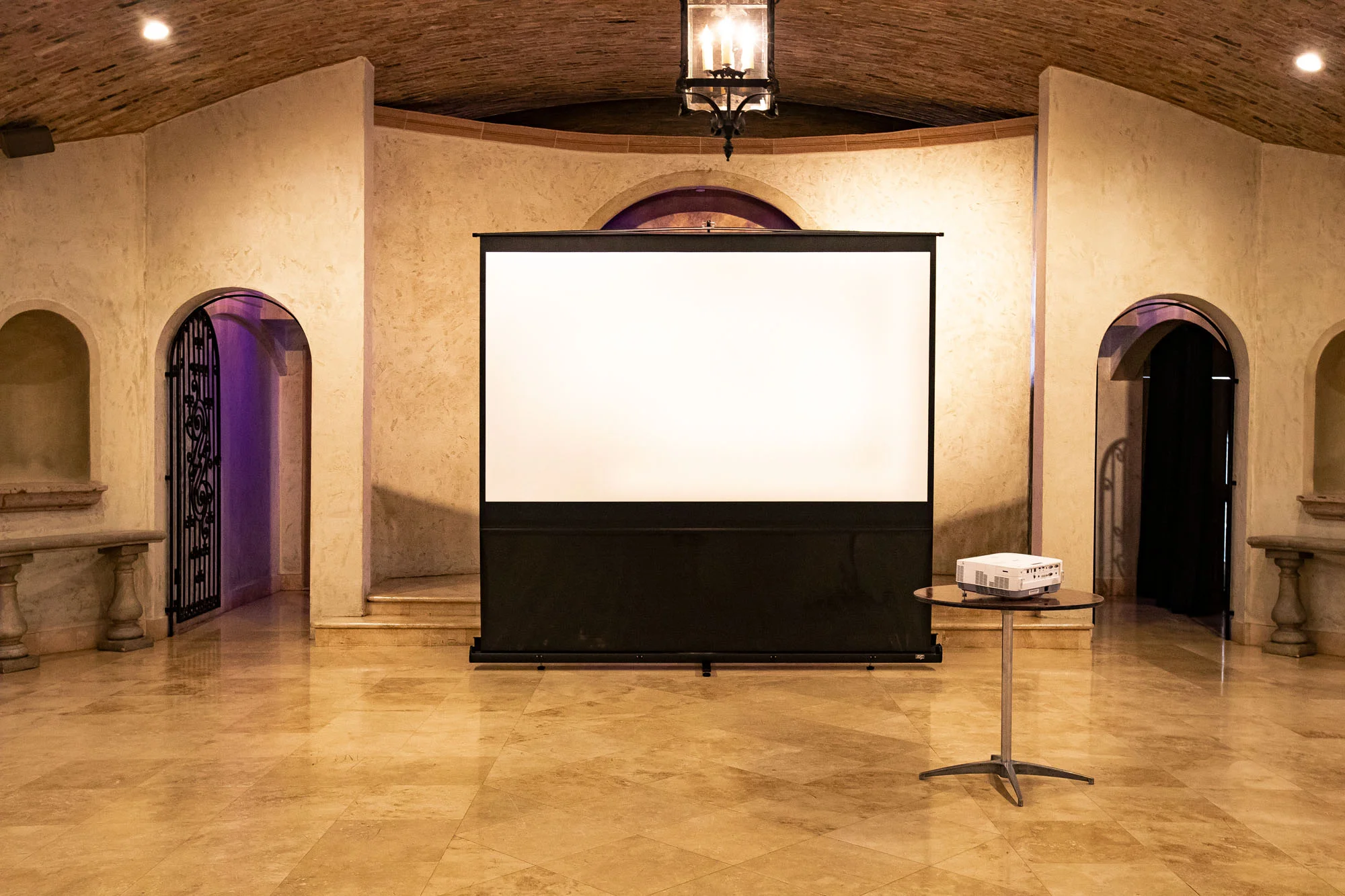 Mobile Screen with Projector $500