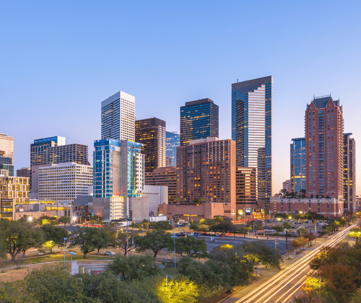Pictured: Our local city of Houston, TX - Houston, TX - The Bell Tower on 34th